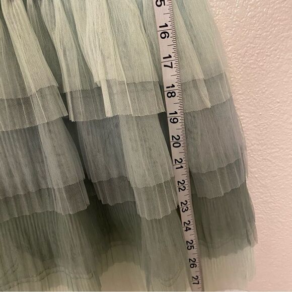 Weissman dance costume sage green modest Just As I Am
13835 tulle skirt XLC - Picture 7 of 13